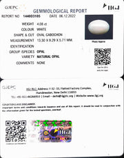 4.08/CT Natural fire Opal with Govt. Lab Certificate (4551)